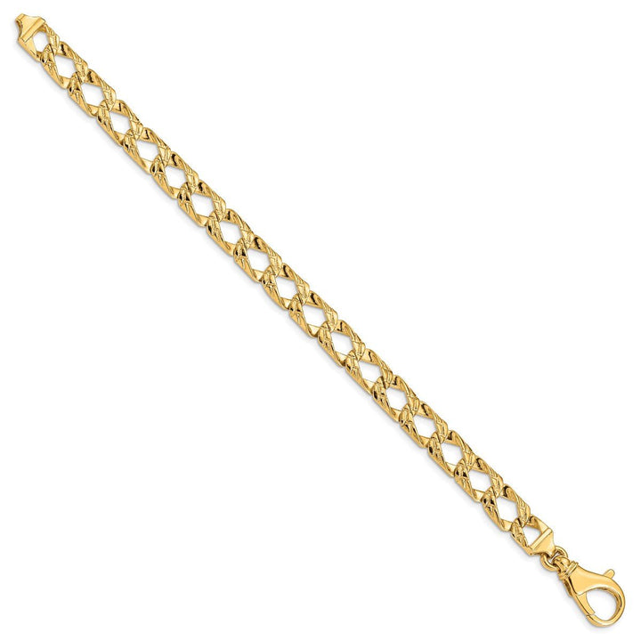 Gold 8.6mm Fancy Chain, 1" - Chain - Design Jewellers Edmonton