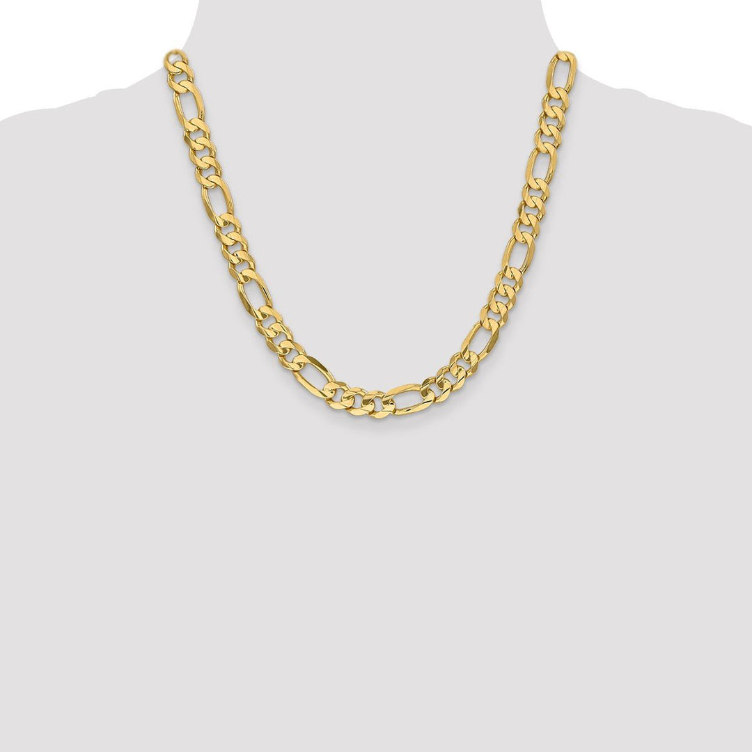 Gold 8.75mm Figaro Chain, 20