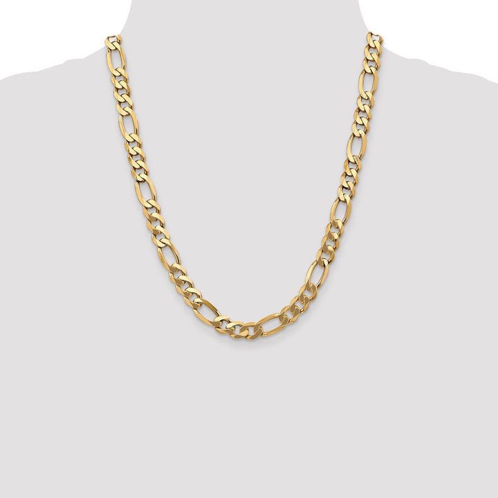 Gold 8.75mm Figaro Chain, 22" - Chain - Design Jewellers Edmonton