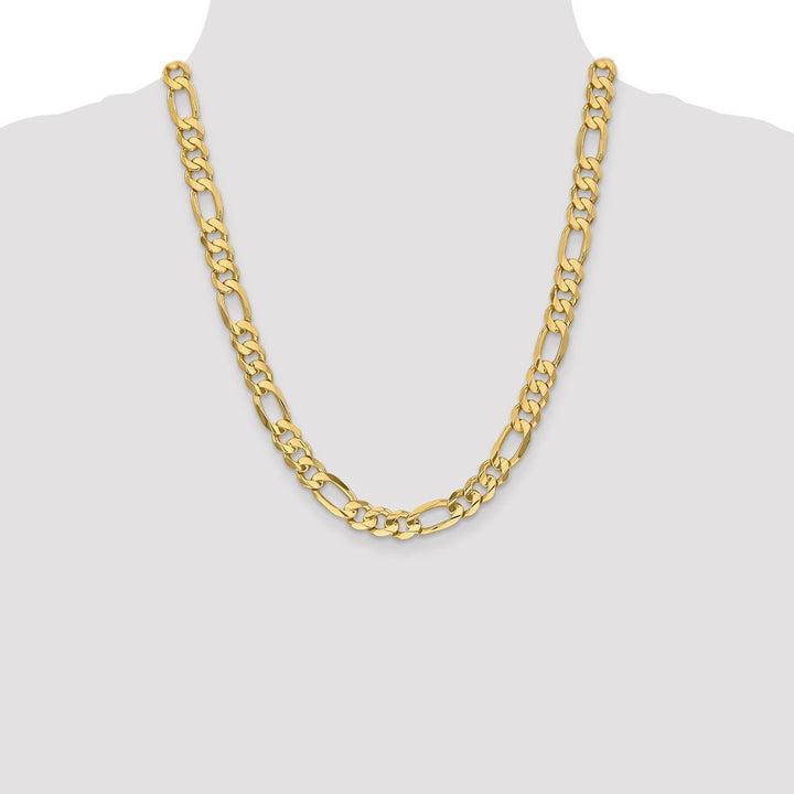 Gold 8.75mm Figaro Chain, 22" - Chain - Design Jewellers Edmonton