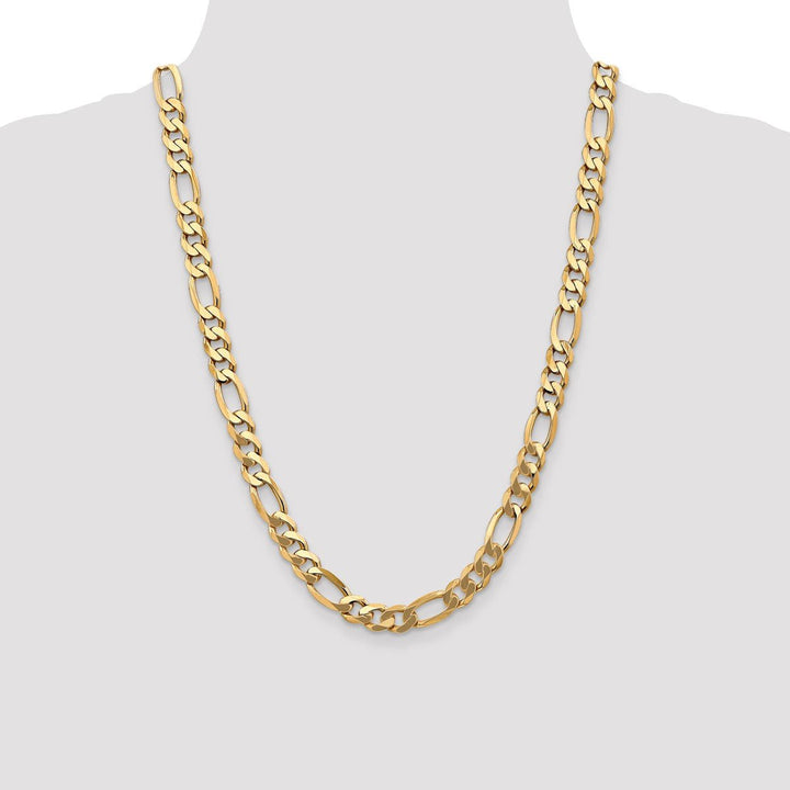 Gold 8.75mm Figaro Chain, 24" - Chain - Design Jewellers Edmonton