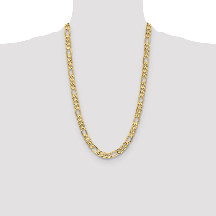 Gold 8.75mm Figaro Chain, 26" - Chain - Design Jewellers Edmonton
