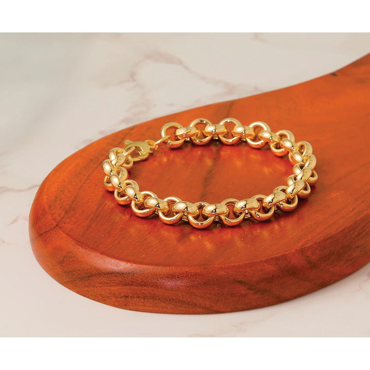 Gold 8.75mm Rolo Bracelet, 7.5" - Bracelet - Design Jewellers Edmonton