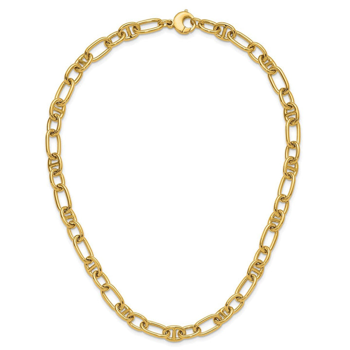 Gold 8.7mm Anchor Necklace, 18" - Necklace - Design Jewellers Edmonton