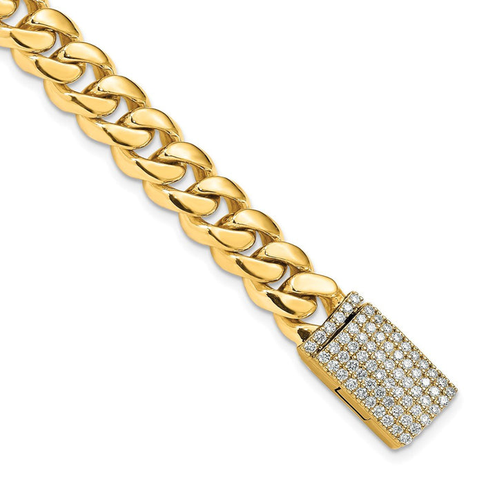 Gold 8.7mm Link, Other Bracelet, 8.25" - Bracelet - Design Jewellers Edmonton