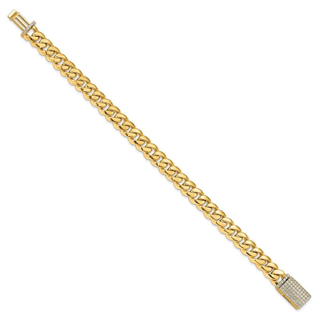 Gold 8.7mm Link, Other Bracelet, 8.25