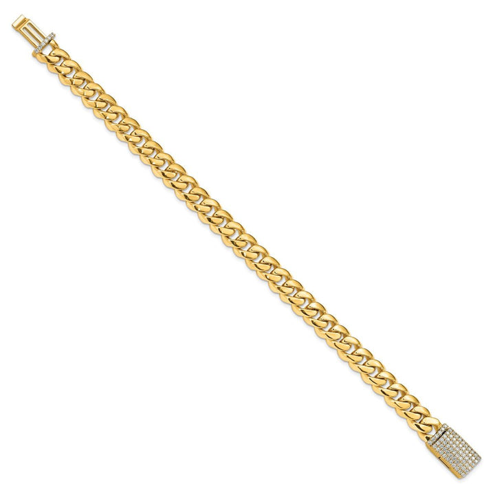 Gold 8.7mm Link, Other Bracelet, 8.25" - Bracelet - Design Jewellers Edmonton