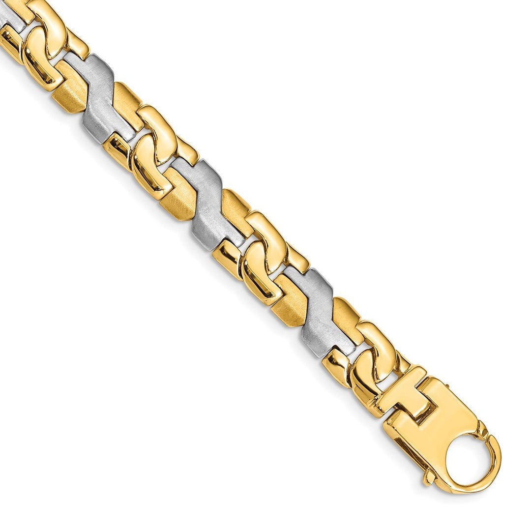 Gold 8.8mm Fancy Chain, 9"