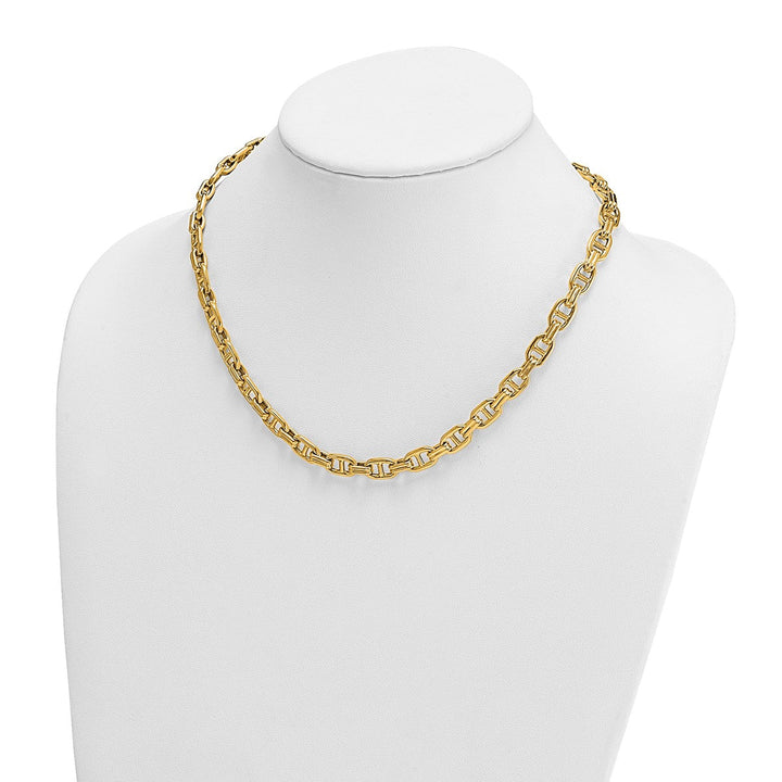 Gold 8mm Anchor Necklace, 18" - Necklace - Design Jewellers Edmonton