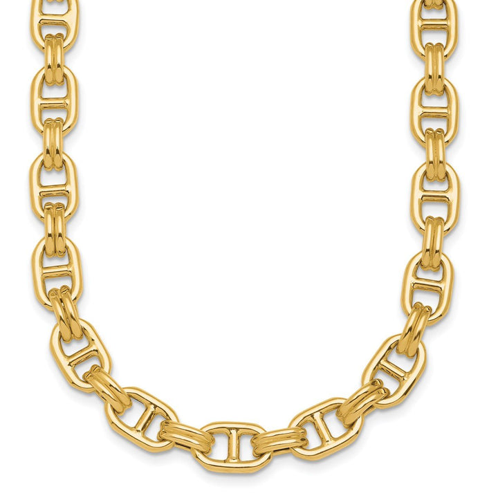 Gold 8mm Anchor Necklace, 18" - Necklace - Design Jewellers Edmonton