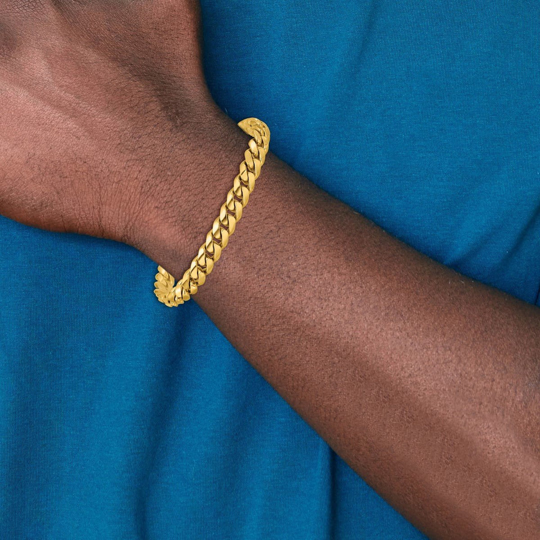 Gold 8mm Cuban Chain, 8