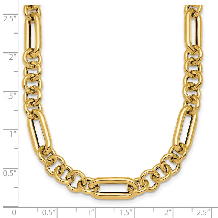Gold 8mm Link, Other Necklace, 18" - Necklace - Design Jewellers Edmonton