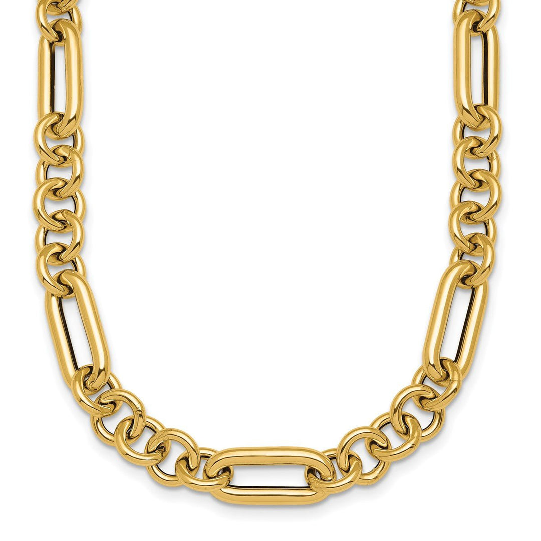 Gold 8mm Link, Other Necklace, 18"