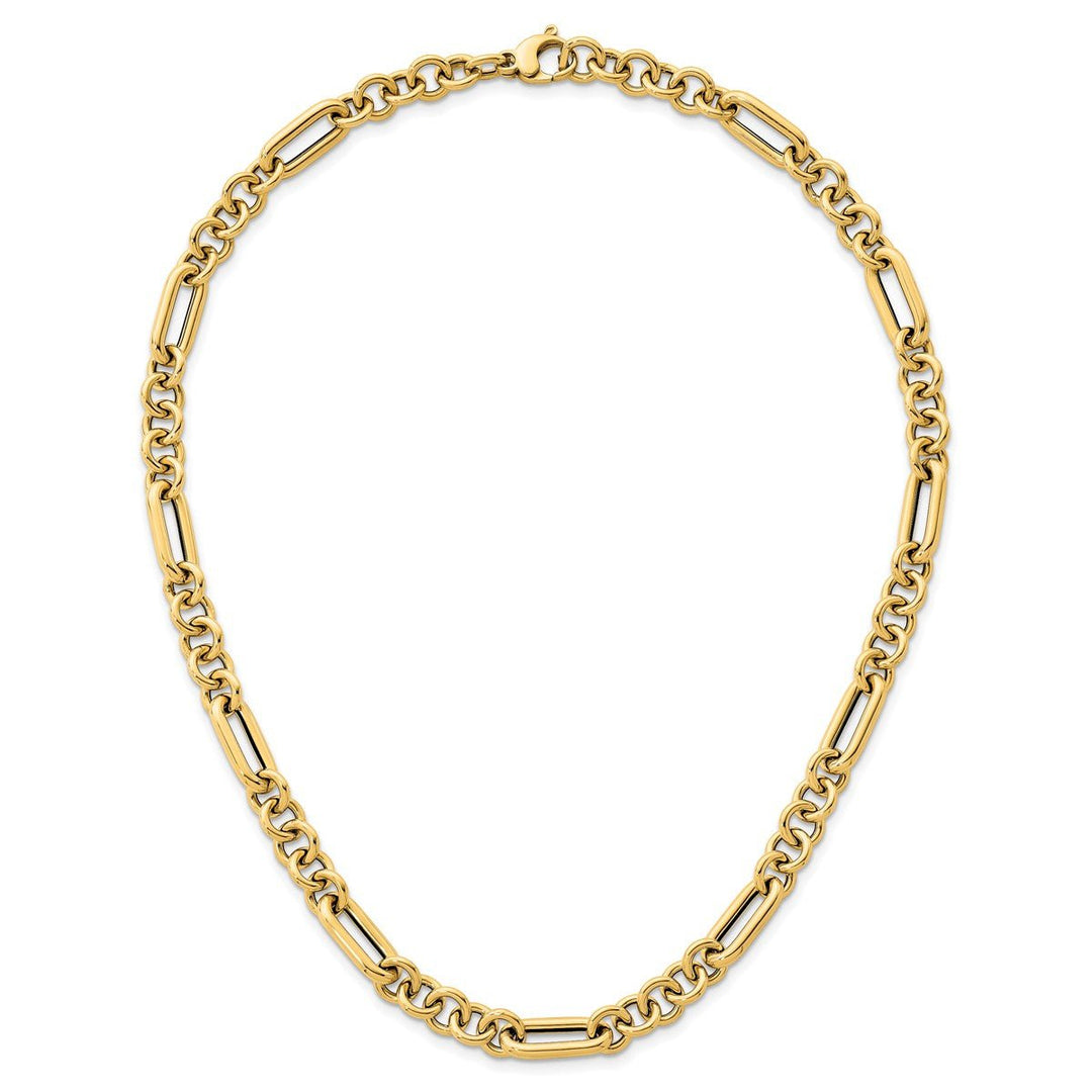 Gold 8mm Link, Other Necklace, 18