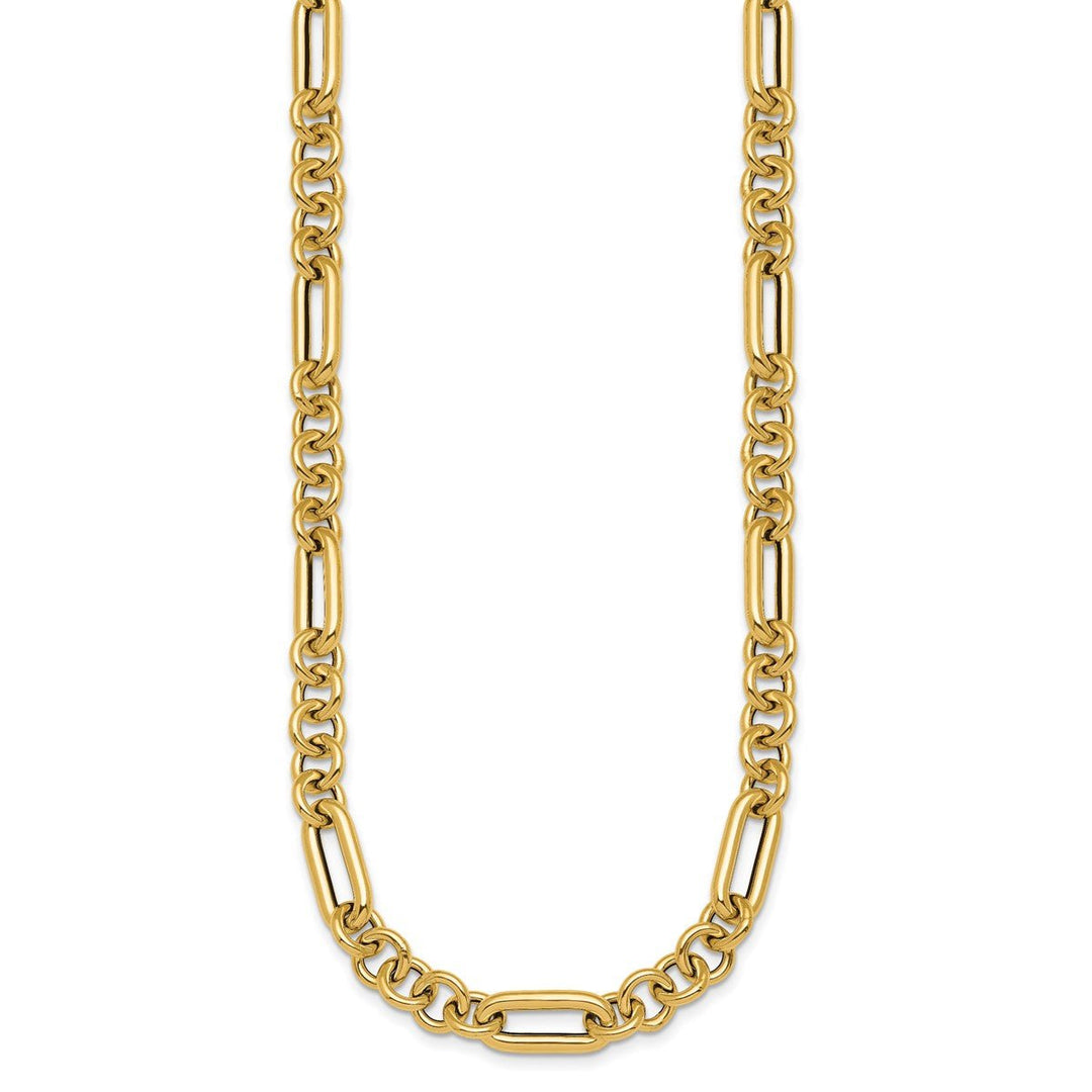 Gold 8mm Link, Other Necklace, 18