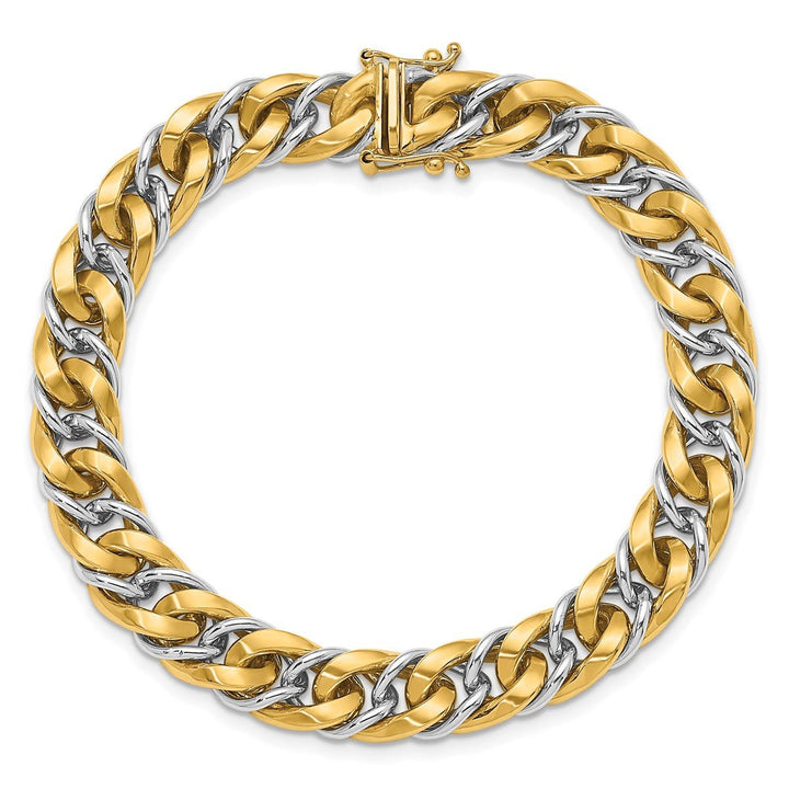 Gold 9.25mm Curb Bracelet, 7.5" - Bracelet - Design Jewellers Edmonton