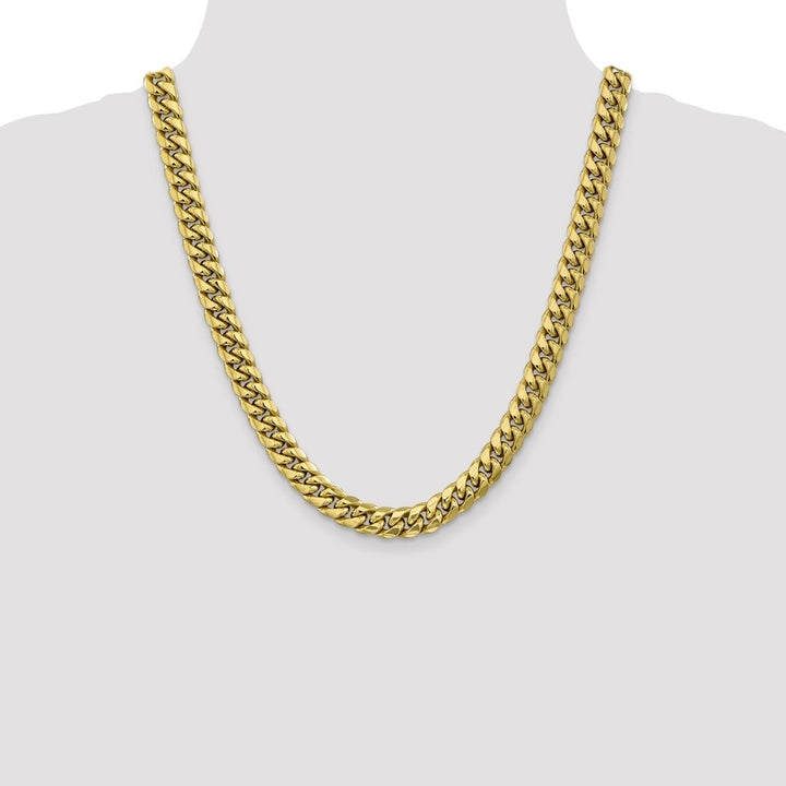 Gold 9.3mm Cuban Chain, 22" - Chain - Design Jewellers Edmonton