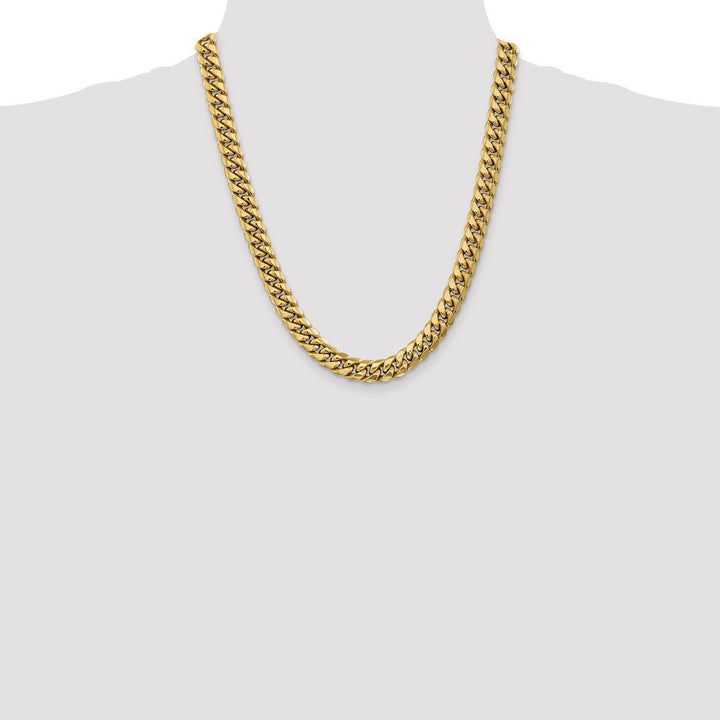 Gold 9.3mm Cuban Chain, 22" - Chain - Design Jewellers Edmonton