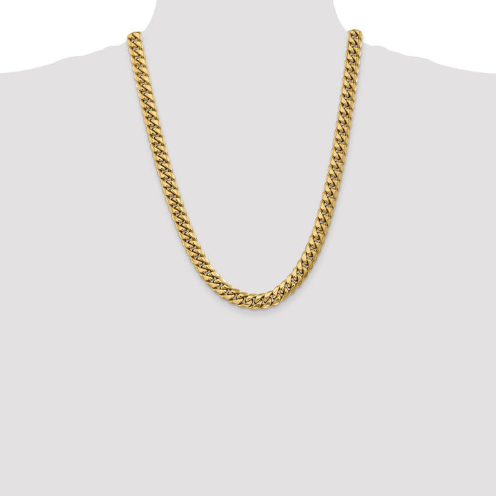 Gold 9.3mm Cuban Chain, 24" - Chain - Design Jewellers Edmonton