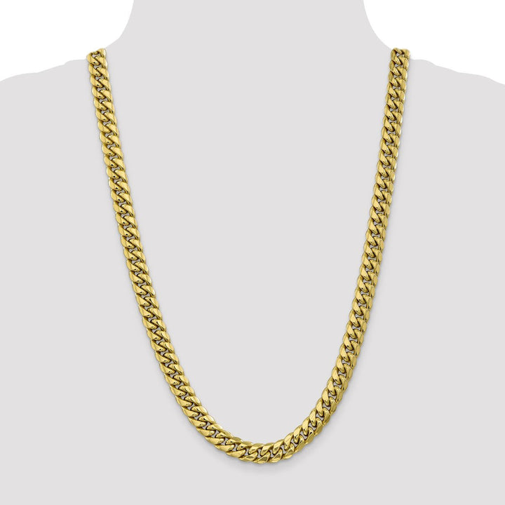 Gold 9.3mm Cuban Chain, 26" - Chain - Design Jewellers Edmonton