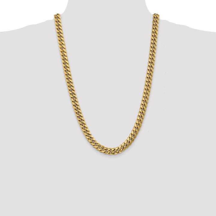 Gold 9.3mm Cuban Chain, 26" - Chain - Design Jewellers Edmonton
