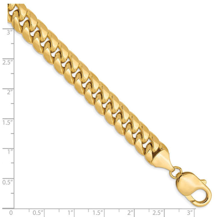 Gold 9.3mm Cuban Chain, 8" - Chain - Design Jewellers Edmonton