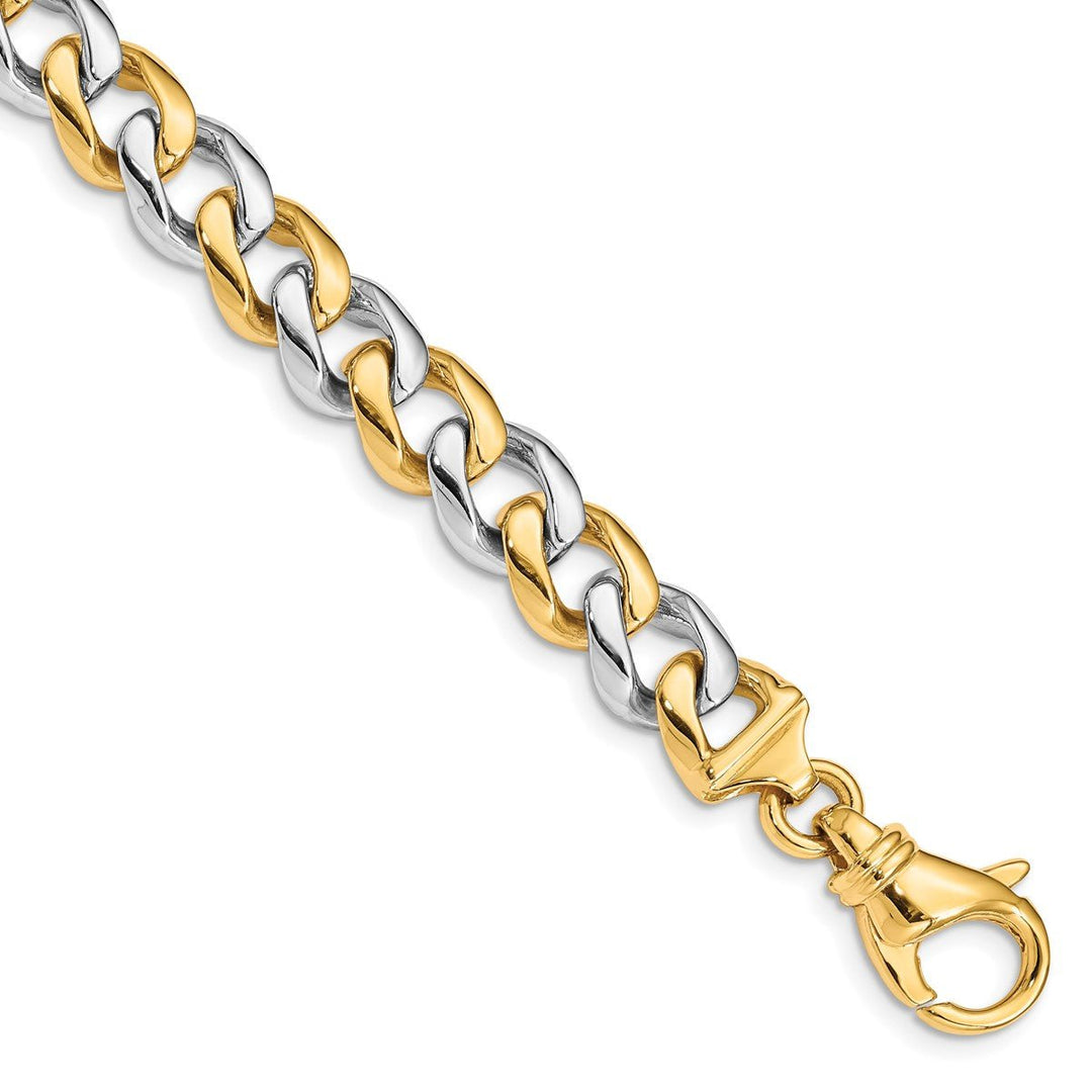 Gold 9.3mm Fancy Necklaces, 20"