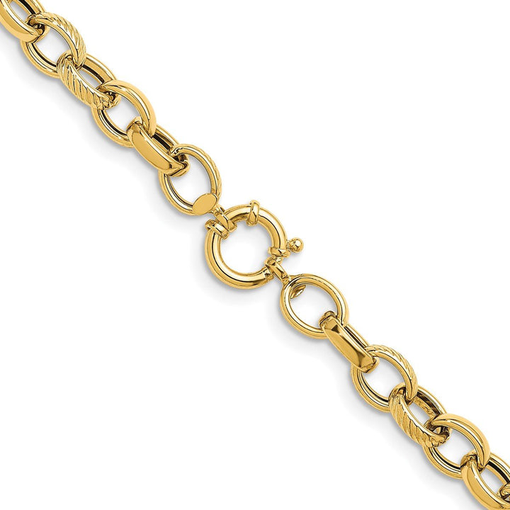 Gold 9.5mm Cable Necklace, 18" - Necklace - Design Jewellers Edmonton