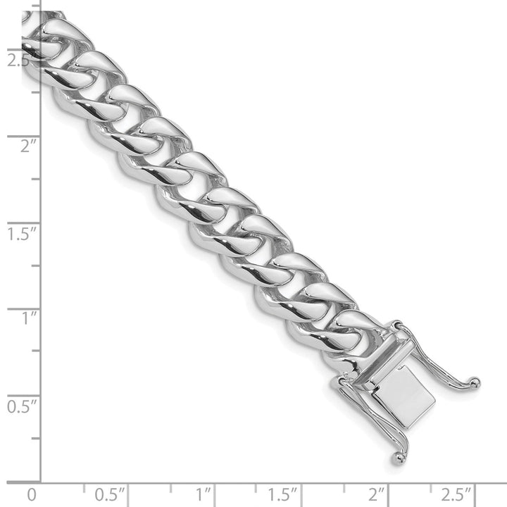 Gold 9.6mm Curb Bracelet, 8" - Bracelet - Design Jewellers Edmonton