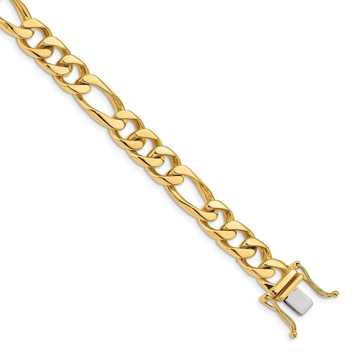 Gold 9mm Figaro Bracelet, 8" - Bracelet - Design Jewellers Edmonton