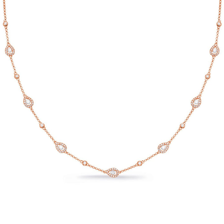 GOLD AND DIAMOND NECKLACE - Design Jewellers Edmonton