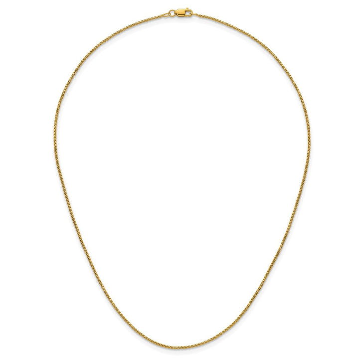 Gold Filled 1.2mm Box Chain, 16" - Chain - Design Jewellers Edmonton