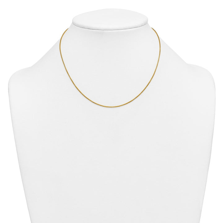 Gold Filled 1.2mm Box Chain, 16" - Chain - Design Jewellers Edmonton