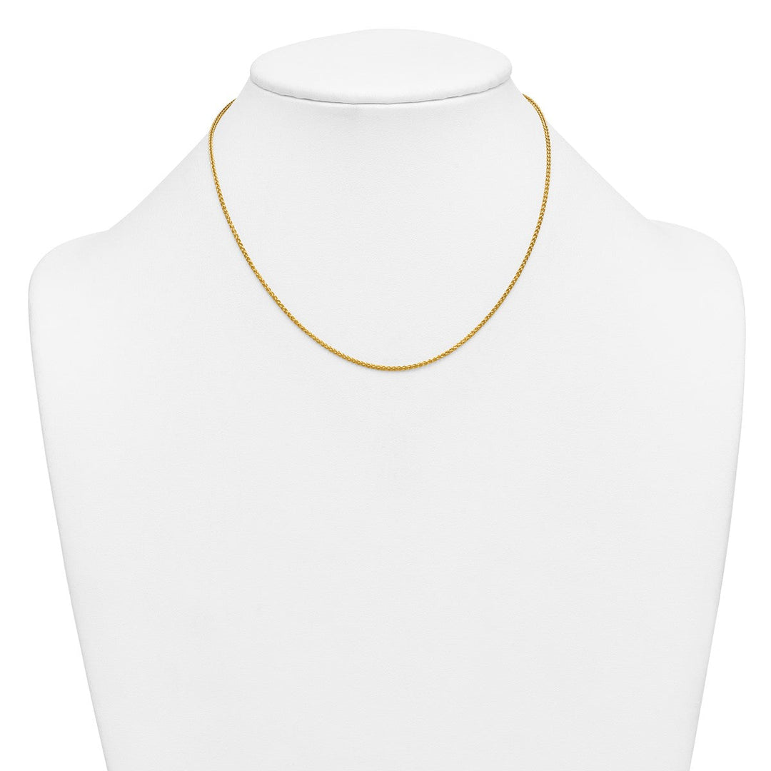 Gold Filled 1.5mm Spiga (Wheat) Chain, 16