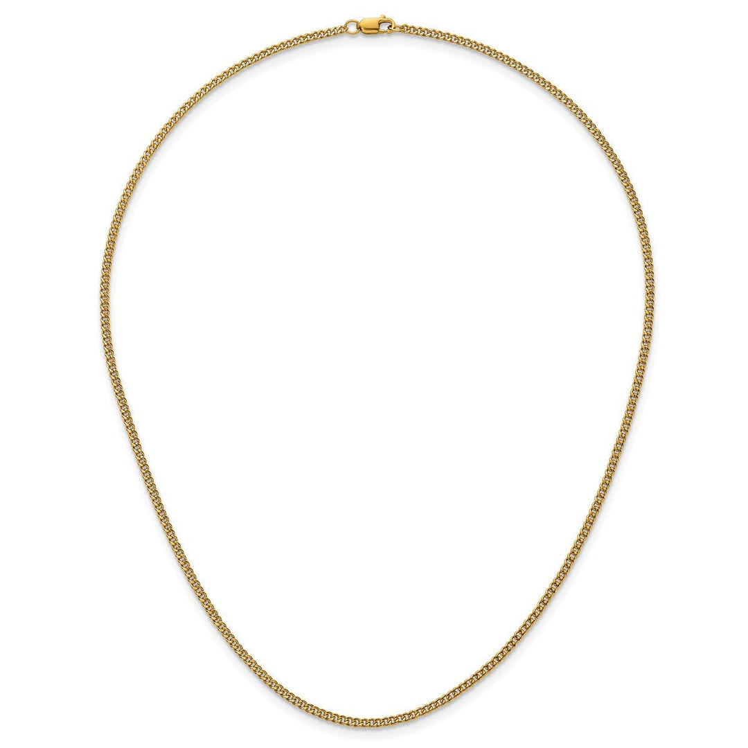 Gold Filled 2.00mm Curb Chain, 16