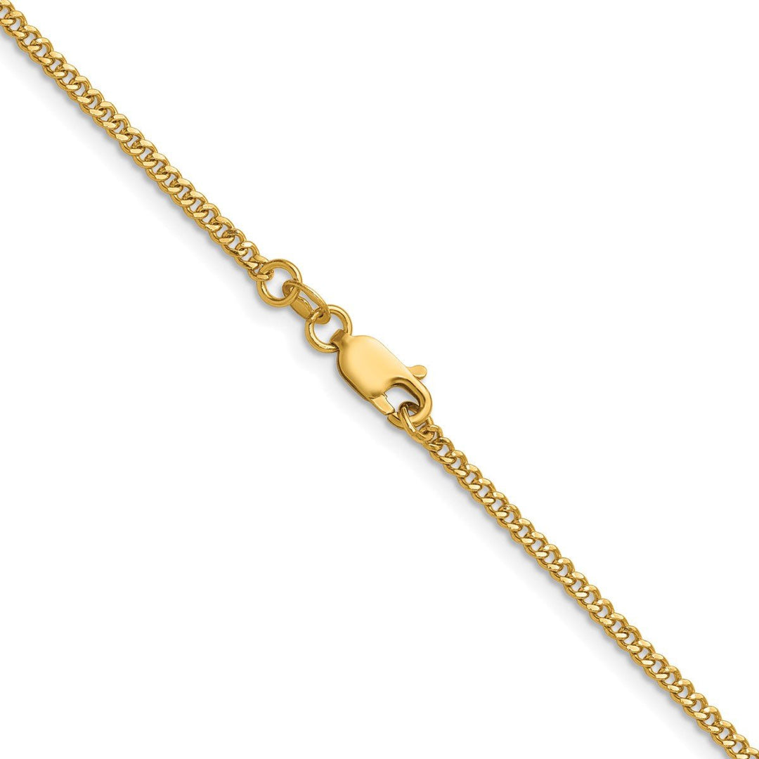 Gold Filled 2.00mm Curb Chain, 16