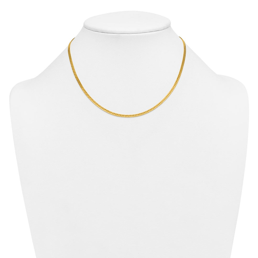 Gold Filled 2.50mm Herringbone Chain, 16