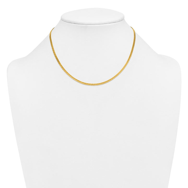 Gold Filled 2.50mm Herringbone Chain, 16" - Chain - Design Jewellers Edmonton