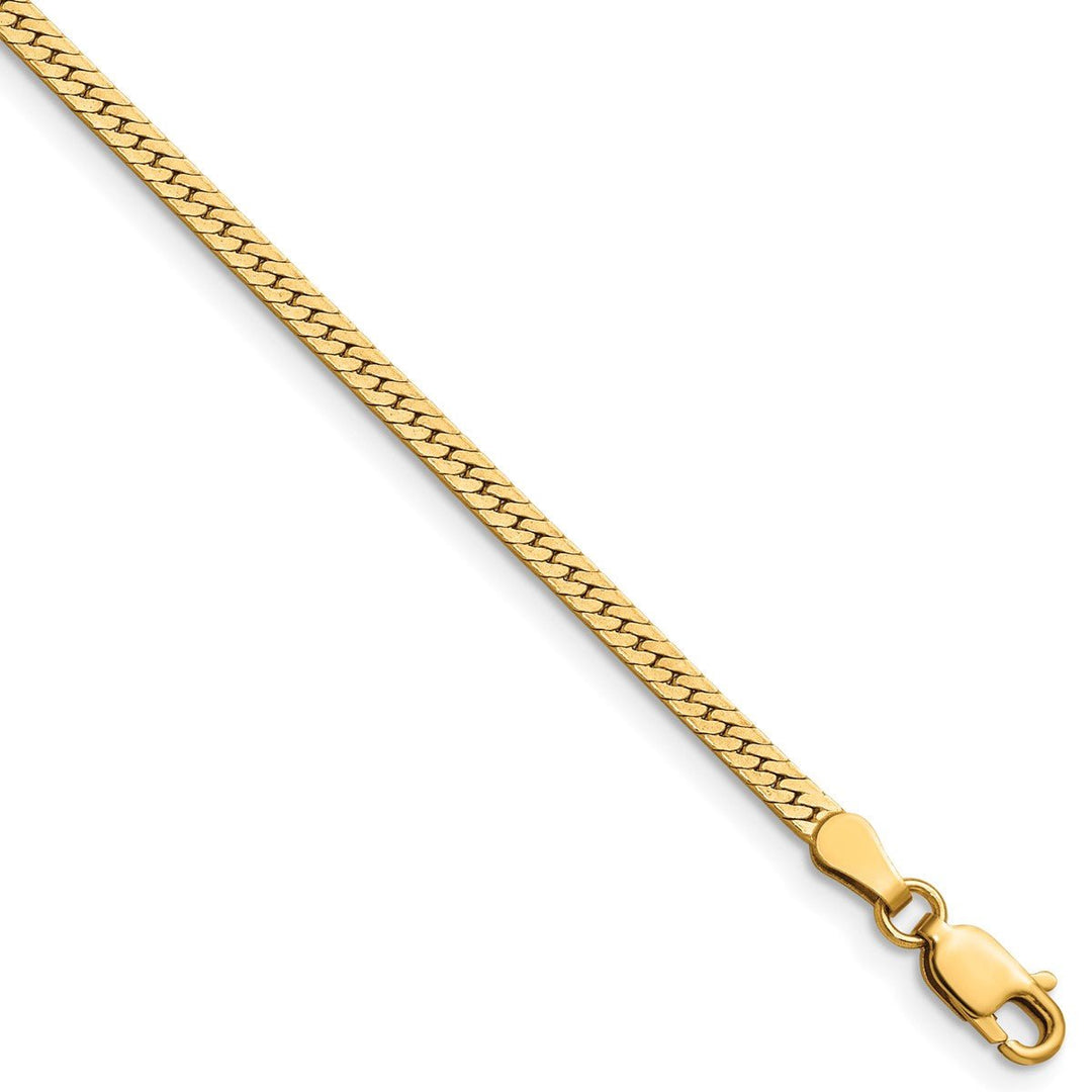 Gold Filled 2.50mm Herringbone Chain, 16"