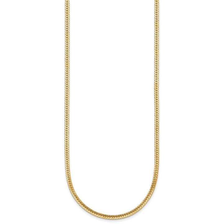 Gold Filled 2.50mm Herringbone Chain, 16" - Chain - Design Jewellers Edmonton
