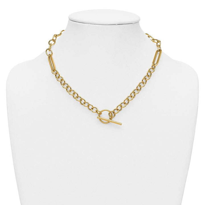 Gold Paperclip Chain, 18" - Chain - Design Jewellers Edmonton