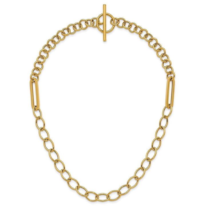 Gold Paperclip Chain, 18" - Chain - Design Jewellers Edmonton