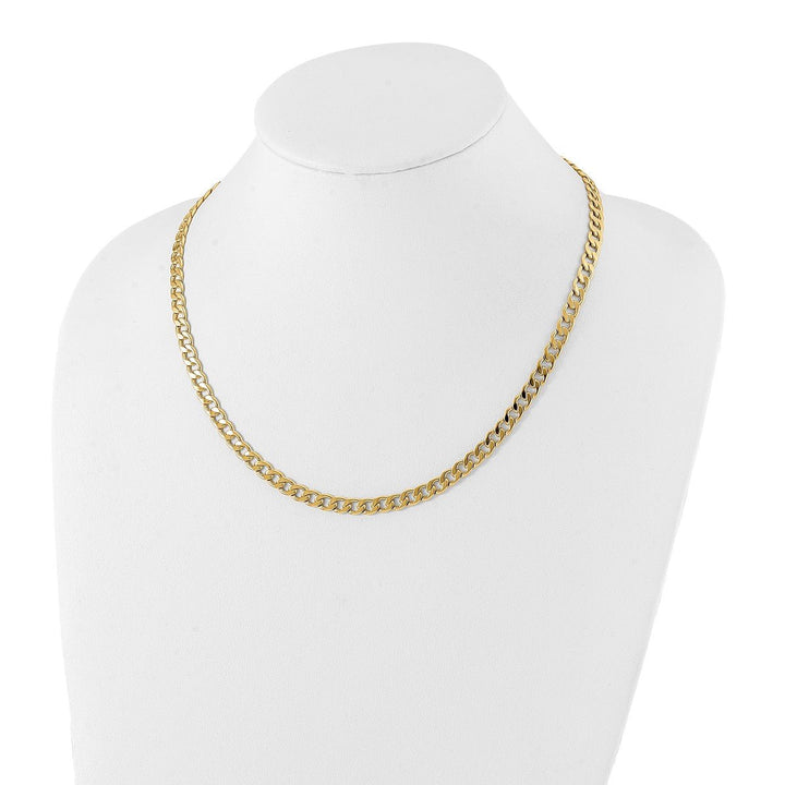 Gold Plated 5.5mm Curb Necklace, 24" - Necklace - Design Jewellers Edmonton