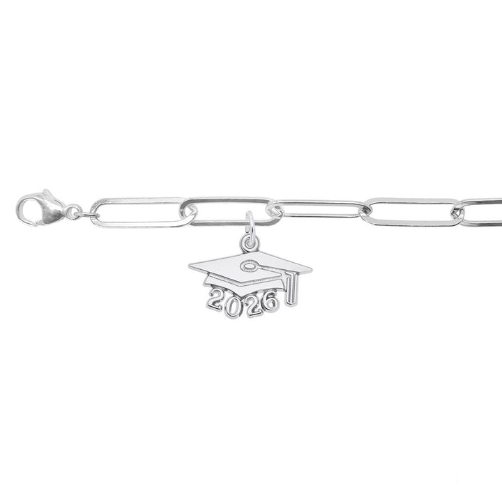 Grad Cap 2026 Large Bracelet Set - Initial Necklace or Pendant - Design Jewellers Edmonton