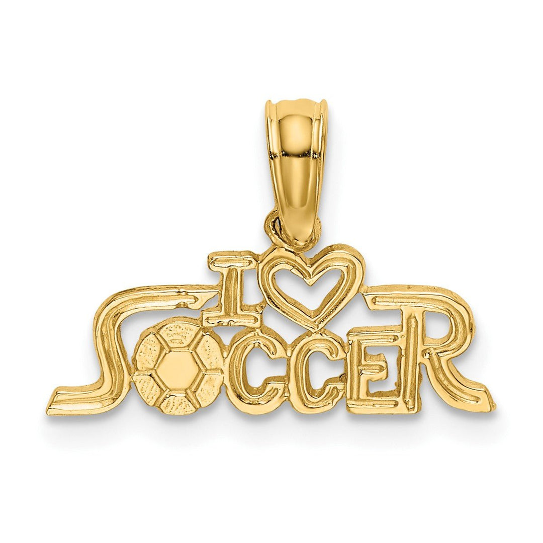 "I Heart Soccer" Charm