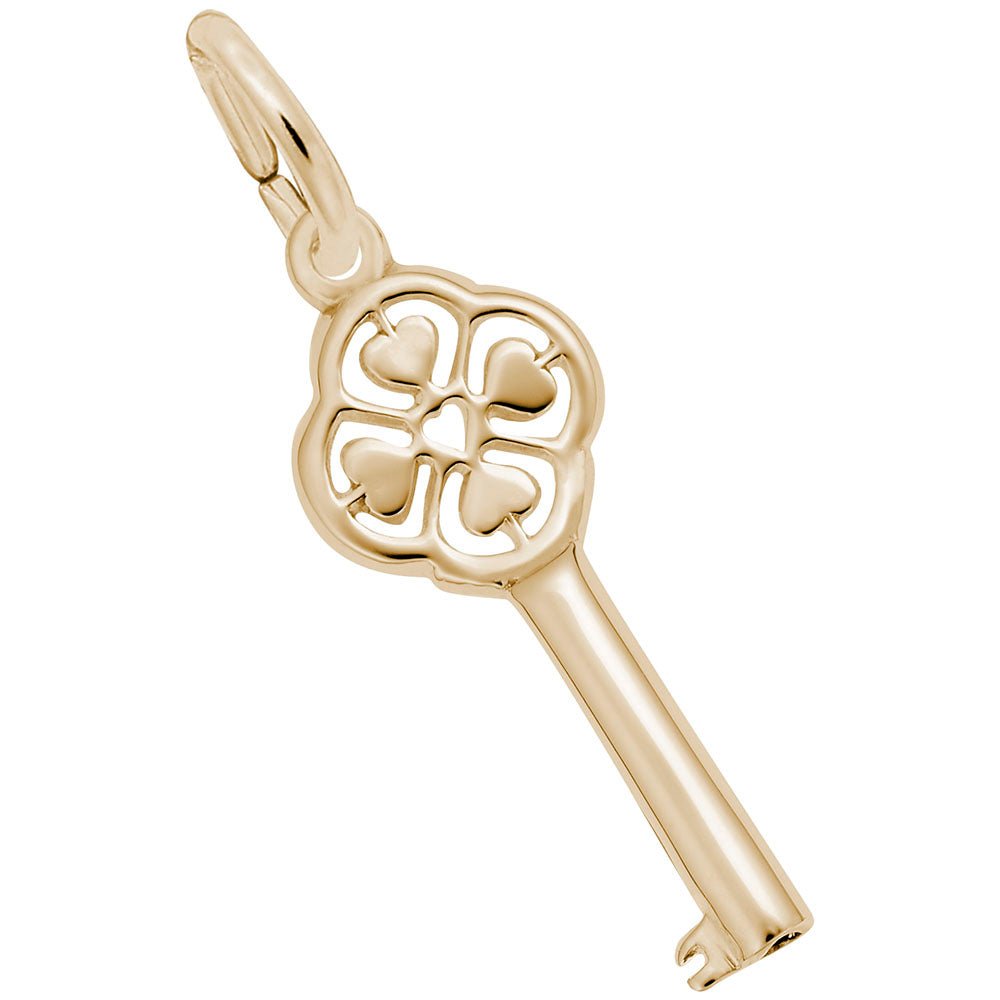 Key to My Heart Pendant Charm - Charms - Design Jewellers Edmonton