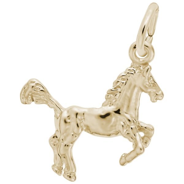 Leaping Horse Charm - Charms - Design Jewellers Edmonton