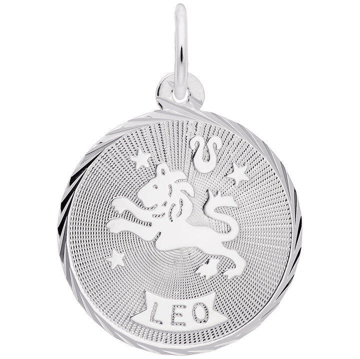 Leo Constellation Disc Charm - Charms - Design Jewellers Edmonton