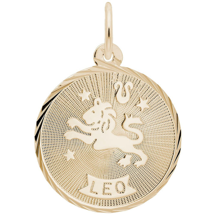 Leo Constellation Disc Charm - Charms - Design Jewellers Edmonton