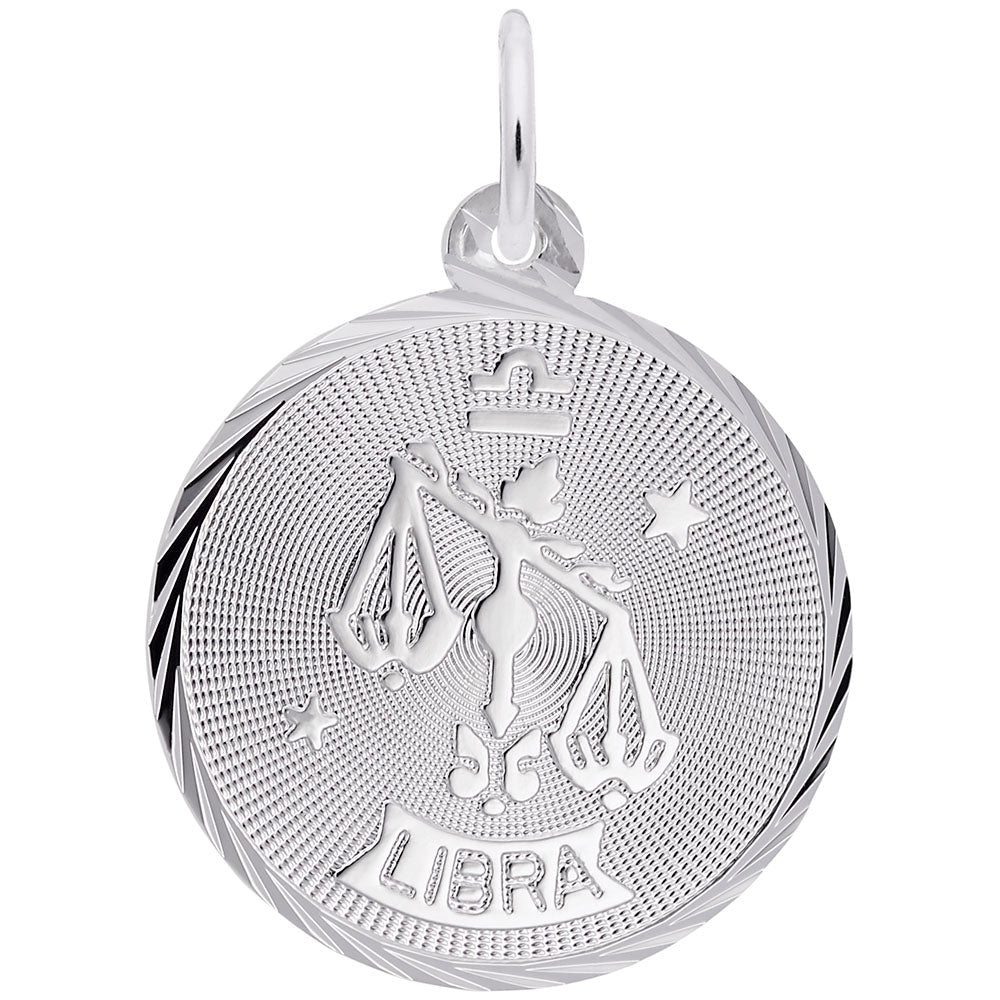 Libra Constellation Disc Charm
